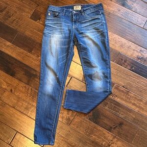 Dear John Distressed Blue Skinny Jeans